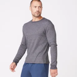 MONROW Thermal Long Sleeve Crew FADEDBLACK Outlet